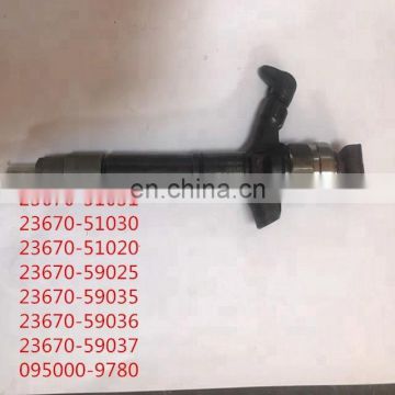 D-4D Injector Nozzle DCRI107710 23670-51031 23670-51030 23670-51020 23670-59025 23670-59035 23670-59036 23670-59037 095000-9780