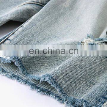 DiZNEW OEM Custom Denim Hand Printing Art Mens Bermuda Jeans Shorts photo-7