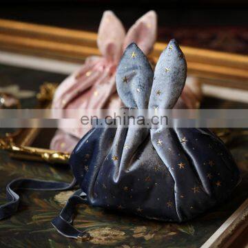 RAWHOUSE Ins hot sale velvet cosmetic bag case pink woman handbags cosmetic pouch carry travel storage makeup bags