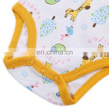 Fashion Cartoon Printed Newborn Baby 100% Cotton Baby Boy Girl Clothes Romper photo-4