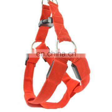 Wholesale Manufacturer Custom Adjustable Outdoor Nylon Bar Wire Wiring Flashing Light Rechargeable Led Pet Dog Cat Harness photo-3