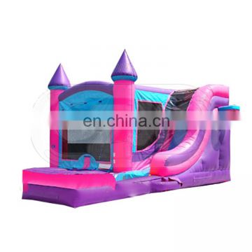 supplies combo big  water slide inflatable bouncer bounce house jumping castle with banner