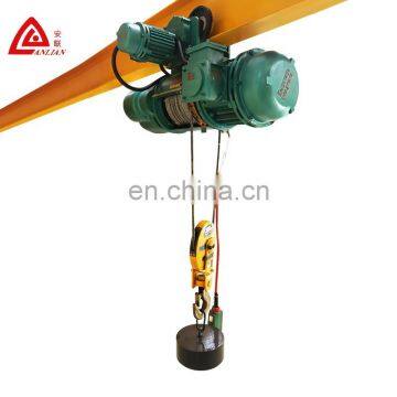 CD Type explosion proof 3T 24M monorail electric wire rope hoist