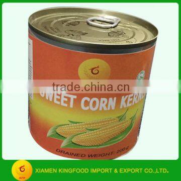 Canned Corn in Water N.W. 340G D.W.250G photo-3