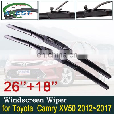 for Toyota Camry 50 XV50 2012~2017 Car Wiper Blade Front Windscreen Windshield Wipers Car Accessories 2016 2015 2014 2013 XV 50