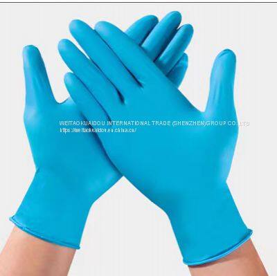 DISPOSABLE VINYL/NITRILE BLENDED GLOVES