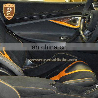 2PCS Car Inner Door Handle Cover Interior Trims for McLaren 720S Coupe Interior Car Parts