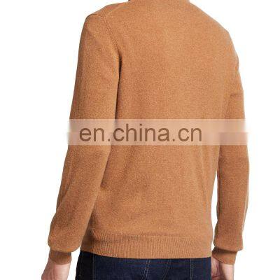 Half Zipper New Men Winter 100% Cashmere High Quality Pullover Sweater photo-2