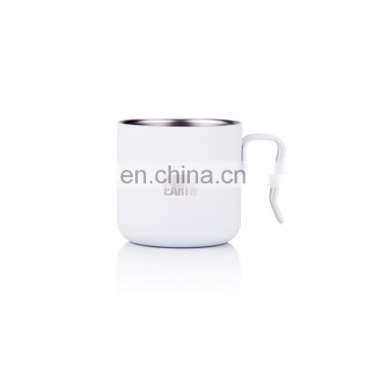 GINT Wholesale custom logo printed color red black white bulk travel camp steel metal coffee enamel mug