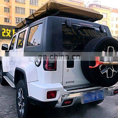 Camping Waterproof Car Tent Outdoor Roof Top Tent Hard Shell Aluminum With Roof Rack photo-3