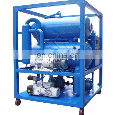 Power Transformer Oil Double Stages Vacuum Oil Filter Machine Transformer Oil Regeneration System photo-4