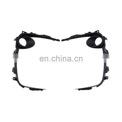 Black Front Foglight Covers Fog Lamp Cover Bezels Fit for Toyota Corolla 2019 EU photo-3