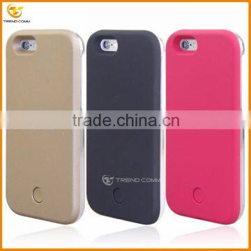 new fashion protective LED hard back cover case for iphone 6