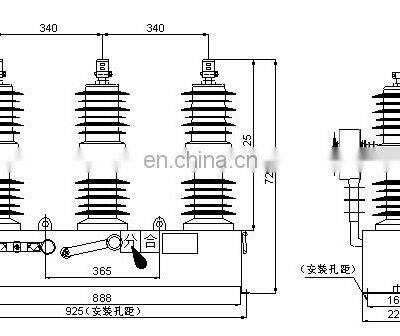 12-36kv 800a mv Three Phase Pole Mounted Automatic Circuit Recloser Acr photo-4