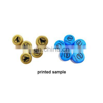 Single Color Full Automatic Beer Bottle Caps Lid Pad Printing Machine Tampon Printer