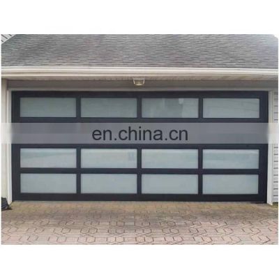 Aluminum Coated Frosted Glass Measurement Custom Garage Door