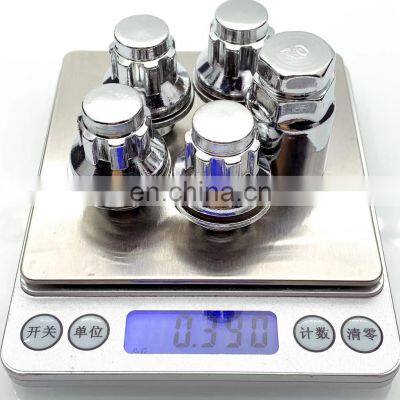 AUSO Car Modification Chrome M12*1.5 Car Wheel Nut Rim Lug Nuts Auto Parts For Camry
