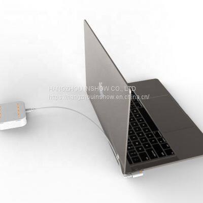 Wing/USB Sensor Cable Security Host Anti Theft Controller 4 Ports for Laptop Security photo-2