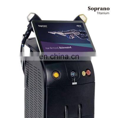 Vertical Three Wavelength Diode Laser Soprano 755 808 1064 Hair Removal Medical Diode Laser photo-5