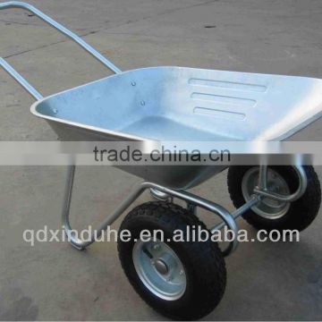 galvanized two wheel wheel barrow WB6211