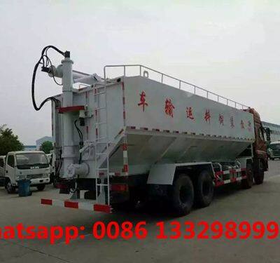 HOT SALE! Dongfeng Tianlong 8*4 LHD 310hp Diesel Bulk Feed Transported Vehicle for Sale photo-4