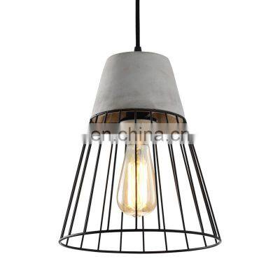 HUAYI Retro Cement Barbed Wire Modern Decorative Pendant Light Chandelier