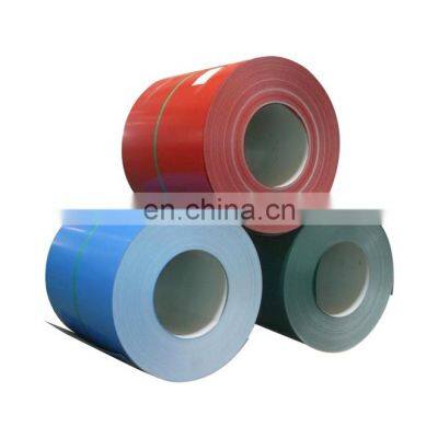 0.5mm Red Blue Ral Color ASTM DIN JIS BS GB Dx53D Dx54D Stable When Exposed to Heat Color Coated Coil for Steel Roofs