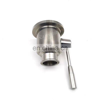 clamp tank bottom ball valve manual stainless steel ball valve