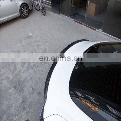 Hansshow Model 3 Rear Trunk Spoiler Matte Black Real Carbon Fiber Wing Spoiler For Tesla Model 3 Y 2021 2022