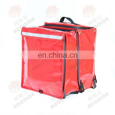 Acoolda China Manufacturer Durable Insulated Thermal Food Backpack Pizza Carry Warmer Bag Delivery