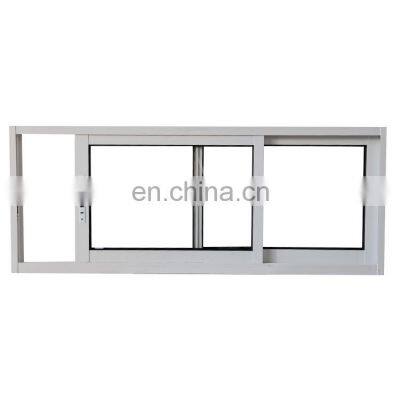 Simple European Style double glazed White aluminum framed sliding windows price For Nepal Market