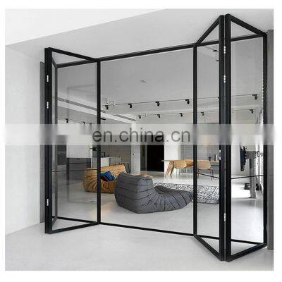 Automatic aluminum alloy folding door Customization from Designs aluminium external bi fold door