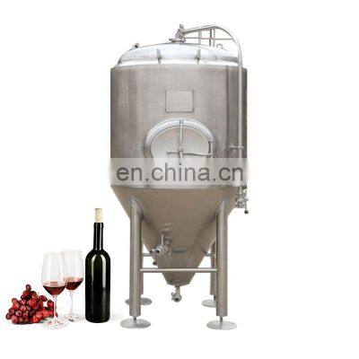 Cheap Homebrew 50l Gin Fermentation 2000l Industrial Horizontal Conical Fermenter Tank 250 65l Fermenting Storage Machine photo-3