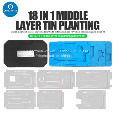 RL-601T iphone X-14 Middle Layer BGA Reballing Planting Tin Platform