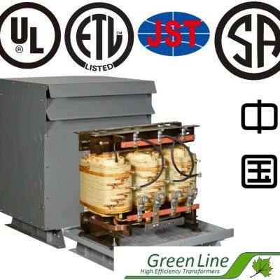 Solar Duty Distribution Transformer CSA UL 600V 120V 480V dry type VPI VPE