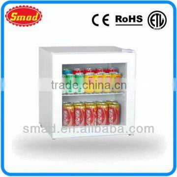 48L glass door mini refrigerator with CE/ROHS/ETL