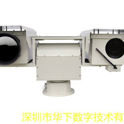 Ultra Long Distance Ship Target Infrared Thermal Imaging Laser Night Video Surveillance PTZ on the Coast of Small Islands in the Ocean photo-2