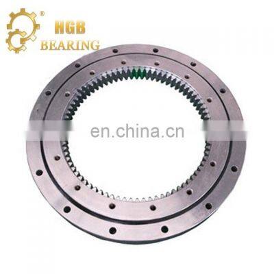 Four point contact  ball bearing without gear crane swing bearing slewing rings bearings