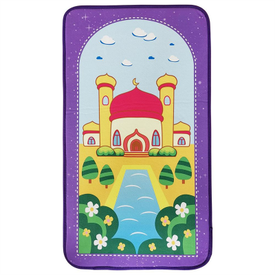 Hot Sale Prayer Rug China Manufacturer Anti-slip Prayer Mat Muslim Turkish Sajadah High Quality 100%polyester Prayer Mats photo-2