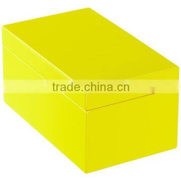 High end quality best selling Yellow Lacquered Rectangle Box from Vietnam