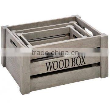 2016 Antique Cheap Wooden Fruit Crates for Sale, Wooden Wine Crates for Sale, Cheap Wooden Apple Crates Wholesale photo-2