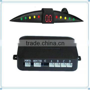 Led display parking aid system sensor for 12 Volt cars 4 or lot sensor car parking sensor