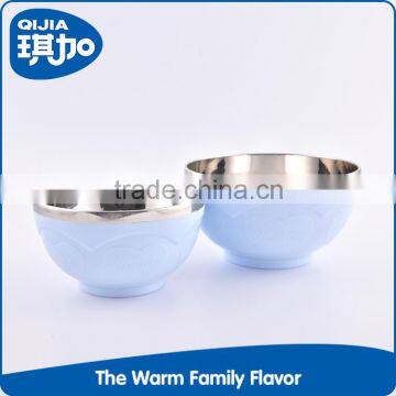 Wholesale Different Size Food Grade Plastic Mixing Stainless Steel Rice Bowl Set for Sale photo-2