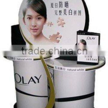 make up display pallet/cosmetic display stand