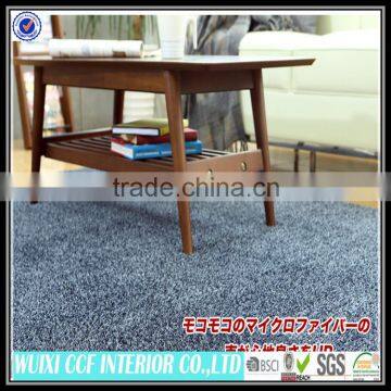 Floor tile rugs microfiber plush carpet