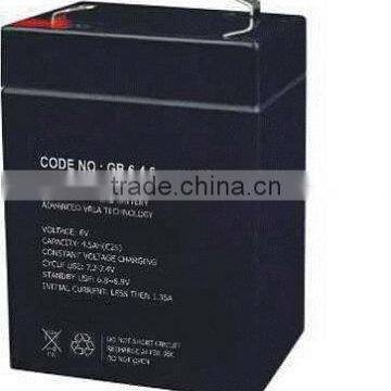 Sealed Lead Acid Battery Ups Battery 6v 4.5ah Agm Lead Acid Battery