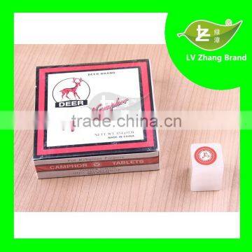 1/4OZ Hot Sale 96% Pure DEER Brand Solid Refined Camphor Tablets