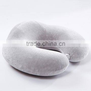 2016 newly designed U-shape memory foam travel neck pillow,neck contour pillow