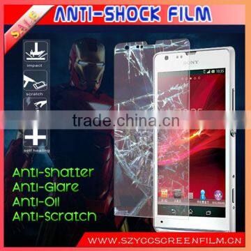 AXIDI For Sony Xperia SP M35T Anti-shock Screen Guard With SGS ISO9001 ROHS