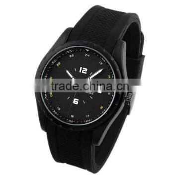 Military Royale Men's Black Rubber Strap 2014 Quartz Watch Man MR078